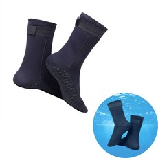 스쿠버 프리 다이빙 3mm 방수 네오프랜 양말 아쿠아 서핑 핀양말 다이버 핀삭스 부츠, A