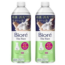 비오레 더 페이스 아크네 케어 페이셜 워시 리필용, 2개, 340ml