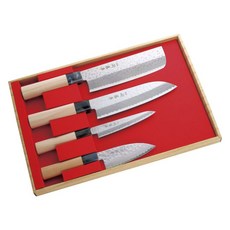 YAXELL 關藤兵作 鍛冶刀具組, 蔬菜刀 + 三德刀 + 削皮刀 + 鍛冶刀, 1個