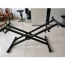 연주 가야금받침대 둔황악기 쟁받침 민족악기 휴대용테이블, 1개, 낮은 + 벤치