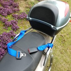 전동 오토바이 휠체어 안전벨트 보호대 낙상 방지, 1개, 블루 용접 안전벨트