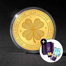 [골드팡] 24k 행운의 골든클로버 순금코인 0.2g +복패키지 (당일도착) 포나인 가정의 달 미니골드바 콩알금 어버이날 선물추천 덩어리금 금값 금테크 종로주물금