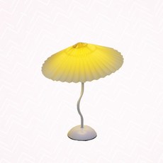 테이블램프 주름 디자인 무드 탁상 스탠드, 1개