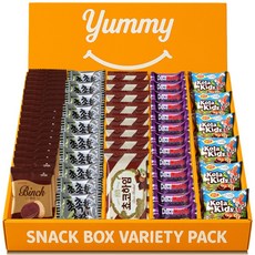 과자선물세트 간식꾸러미 과자박스 간식세트 사무실간식 답례품 개별포장 한입 종합 어린이 야미스낵박스, 1박스, 1호 올초코