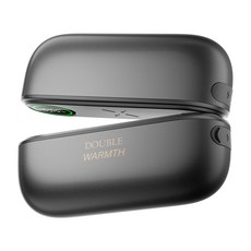 Surkat 휴대용 마그네틱 듀얼 손난로 보조배터리 6000mAh 대용량 충전식 손난로, 다크그레이, SS-038