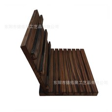 코인거치대 원목 메달 보관함 뱃지 장식장 기념 동전 진열대, 1개, 브라운