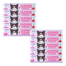 산리오 쿠로미 커커비타쮸 딸기우유맛, 28g, 10개