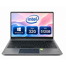 고성능 노트북 16형350 IPS AMD A6 CPU 32GB 메모리 512GB SSD Win10 장착 대화면 멀티태스킹 가성비 모델, 그레이