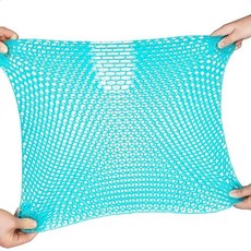 실리콘방석 고탄성방석 벌집 쿨링시트 46x43 좌식 운전석 쿨링 의자, 블루