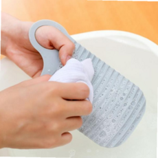 휴대용 미니 빨래판 손빨래 애벌세탁 욕실 세탁, 화이트, 1개, 화이트