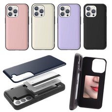 아이폰14 마그네틱 카드 범퍼케이스, 레드