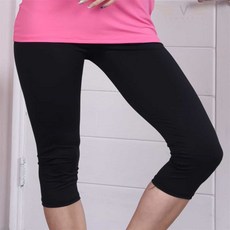 브이커머스 여자운동레깅스 하이웨스트 7부 요가레깅스