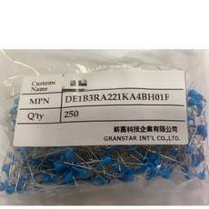 村田 X1 Y1 220 pF 400 VAC 安規電容器, 1個