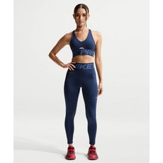 나이키 운동용 러닝 운동 레깅스 프로 스컬프트 하이웨이스트 풀 렝스 여성 미드나이트 네이비