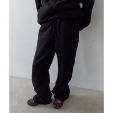 [썸웨어버터] Fog Fleece String Pants - Black