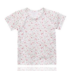 그린베베 국내생산 저고리 신생아 여름용 마리벨 반팔 배냇저고리