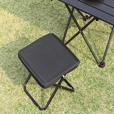 여행 차박 캠핑 휴대 등산 야외활동 접이식 낚시 파우치형 폴딩체어, 아이보리