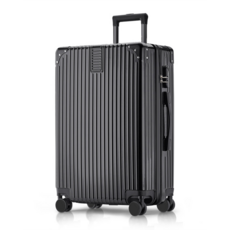 18인치 20인치 24인치 28인치 기내용 대형 하드 여행용 감성 하드 캐리어 [3년AS ], 블랙, 28