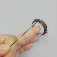 염주 팔찌 만들기 재료 스판 탄성줄 10m, 1개, 브라운