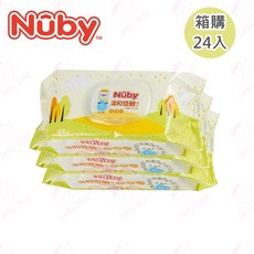 Nuby EDI超純水柔濕巾 箱購 超厚實不織布 觸感柔軟 88抽/包24包, 1個