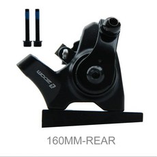 ZOOM 160 로드 바이크 디스크 냉각 패드 켈리퍼 라인 풀링 플랫 브래킷 듀얼 피스톤 기계식 자전거 액세서, 06 DB580-Rear-160MM