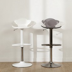 BUYJM 壓克力吧檯椅 兩色可選 YC-BS117, 白色, 詳見包裝