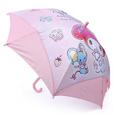 예쁜 어린이 마이멜로디 캐릭터 장우산 핑크 트윙클 53 1단 우산