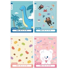 모닝글로리 쓰기 5칸 노트 초등 과목 노트 남아 여아 초등학생 공책 신학기 준비물, 1-2 쓰기 10칸