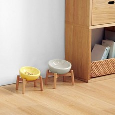 [무인양품] 도자기제 반려동물용 식기 L, 그레이베이지 L 4550344329498