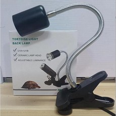 小寵保溫燈夾 無燈泡】鳥用保暖燈 爬蟲加熱燈 爬蟲燈具 烏龜曬背燈夾 寵物燈夾 爬蟲燈 爬蟲燈具 陶瓷燈泡 燈罩, 1個, 調溫款(無燈泡)