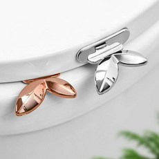 위생 변기 크롬 손잡이 변기뚜껑손잡이 화장실 용품 위생변기손잡이 좌변기손잡이 위생적인, 실버, 실버