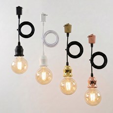 노랑조명 코코 벤다 레일등 1.8M 레일조명, 1개, 블랙