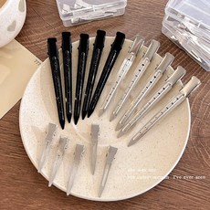정수리 볼륨을 위한 헤어핀 자국없는 뿌리 고정 집게핀, 3. 실버 롱 10개