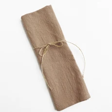 냅킨 세트 4장 크리스마스 테이블 패브릭 30x45cm, 4개, 4PCS light brown