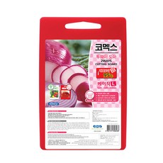 코멕스 투웨이 양면 도마 베이직 (레드/화이트) 대, 1개