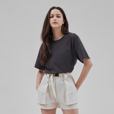 標準版型圓領短袖T恤, 炭灰色+炭灰色+炭灰色+炭灰色