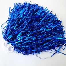 폼폼 회사 치어리더 응원수술 고리형 블루 응원도구, 본상품