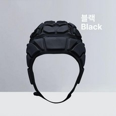 체흐 헤드기어 운동 킥복싱 럭비 격투기 스포츠캡, 블랙, 1개