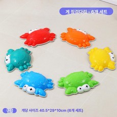 퀀텀상점 밸런스스톤 아기밸런스스톤 균형, 1개, 게 건너기 돌 컬러 6개 세트