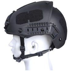 翔準 WST-AF 二合一戰術頭盔 HL-01 生存遊戲防護頭盔 野戰裝備工作帽安全帽, 黑