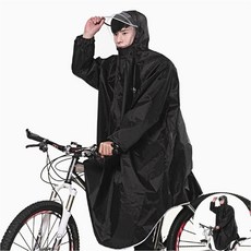 오토바이 우비 성인 안전 우의 자전거 방수 레인코트, ONESIZE, 네이비