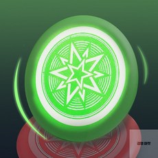 김영마켓 야광 원반 야광원반던지기, 레드