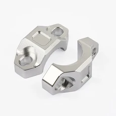 오토바이 22MM 브레이크 클러치 마스터 실린더 핸들바 CNC 클램프 커버 KTM EXC SXF 250 300 350 450 500 5, 02 2pcs  silvery