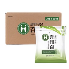 해농 세번구운 감태김 20g, 20개