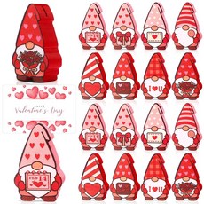 Thyle 부활절 장소 카드 홀더 토끼 테이블 번호 스탠드 봄 다채로운 나무 엘프 그림 사인 파티 세팅 사진 메뉴 메모 홈 오피스 장식용 16개 113554, 발렌타인 데이