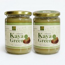 싱가포르 프리미엄 카야잼 그린, 카야 그린 +브라운, 2개, 400g