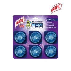 하픽 청크린 드롭 변기세정제 6개입 x1개, 1