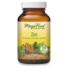 Mega Food 鋅補充錠, 120顆, 1罐