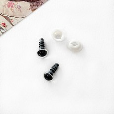 헤세드 뉴 크리스탈 인형눈 부엉이눈 고양이눈, 실버 8mm, 10개