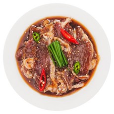 전라도청년 오리주물럭 불고기 간장맛, 2팩, 500g